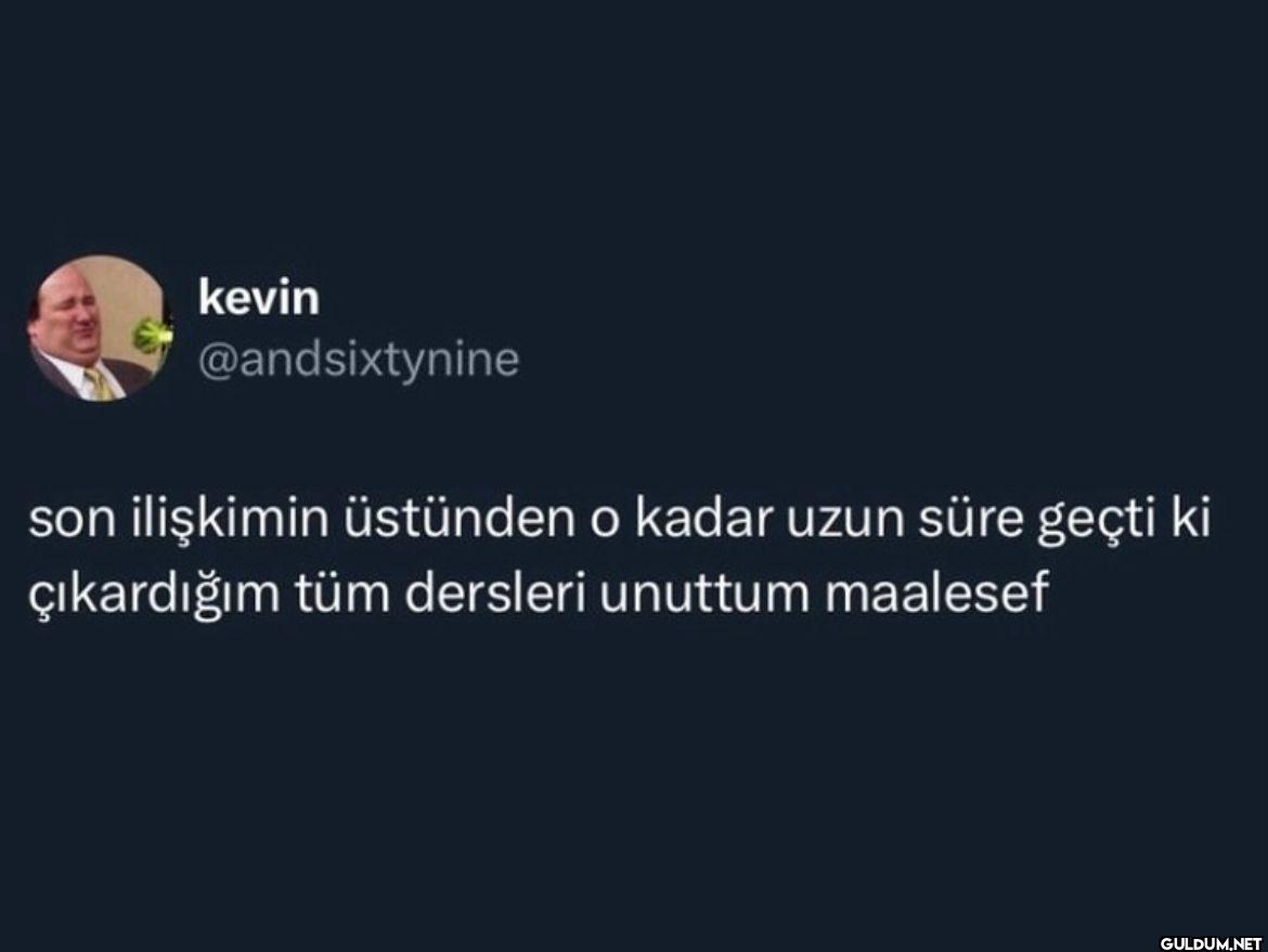 son ilişkimin üstünden o...