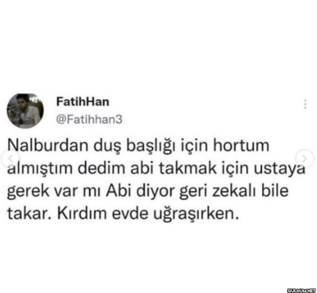Nalburdan duş başlığı için...