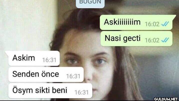 Askim 16:31 Senden önce...