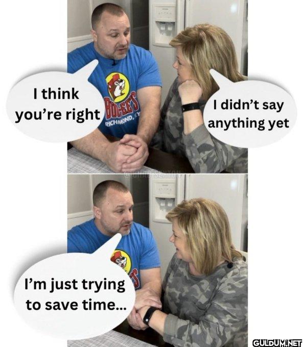 Married life be like:    I...