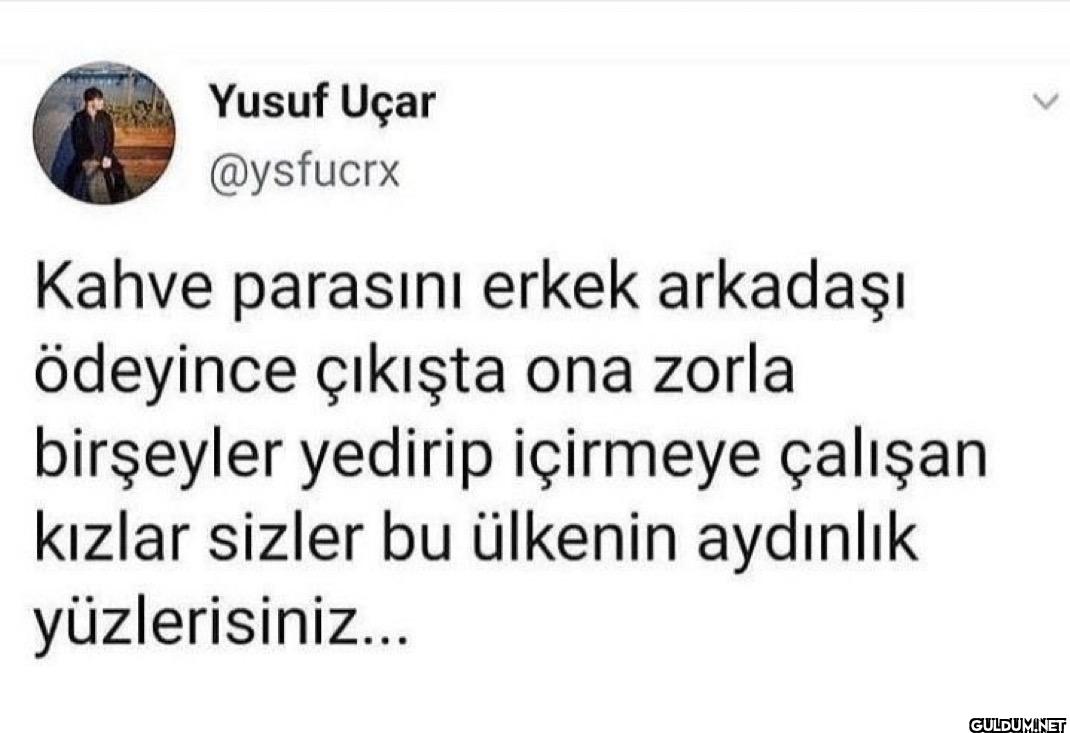 Kahve parasını erkek...