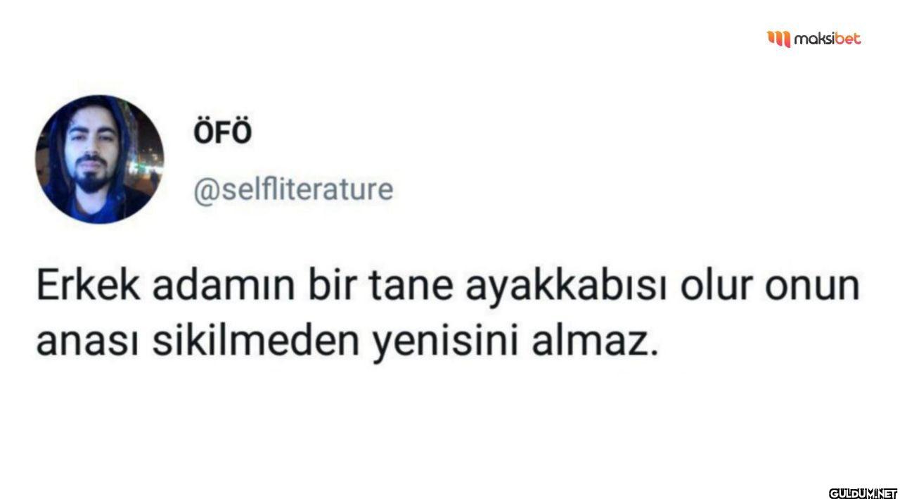 Erkek adamın bir tane...