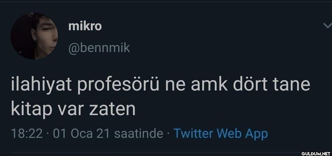 ilahiyat profesörü ne amk...