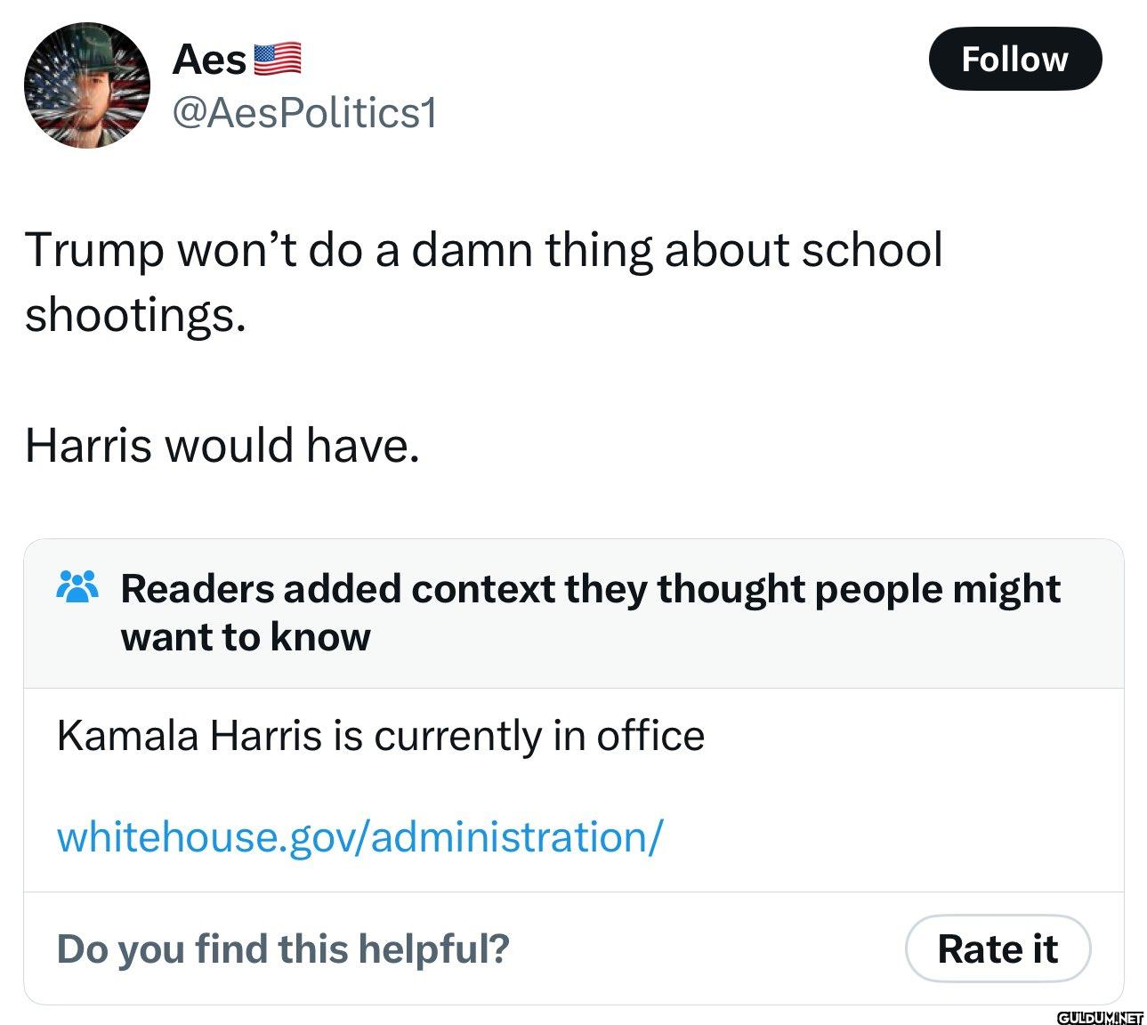 Trump won't do a damn...