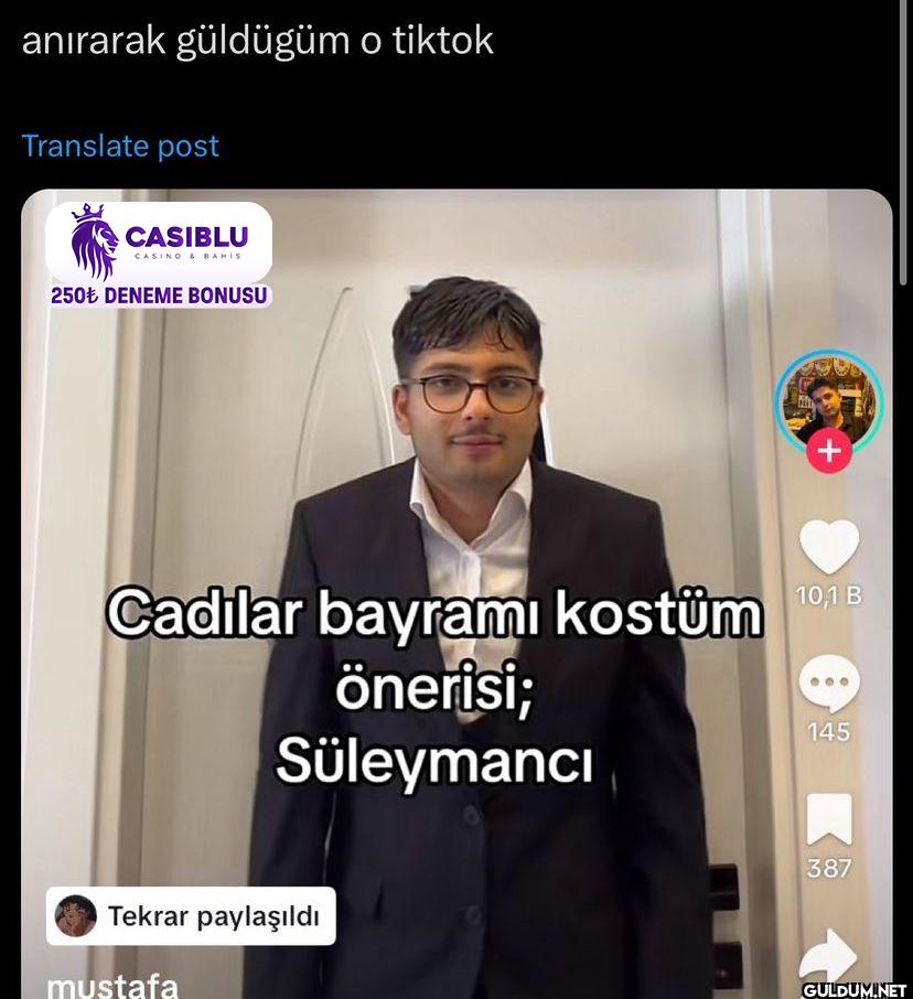 anırarak güldügüm o tiktok...