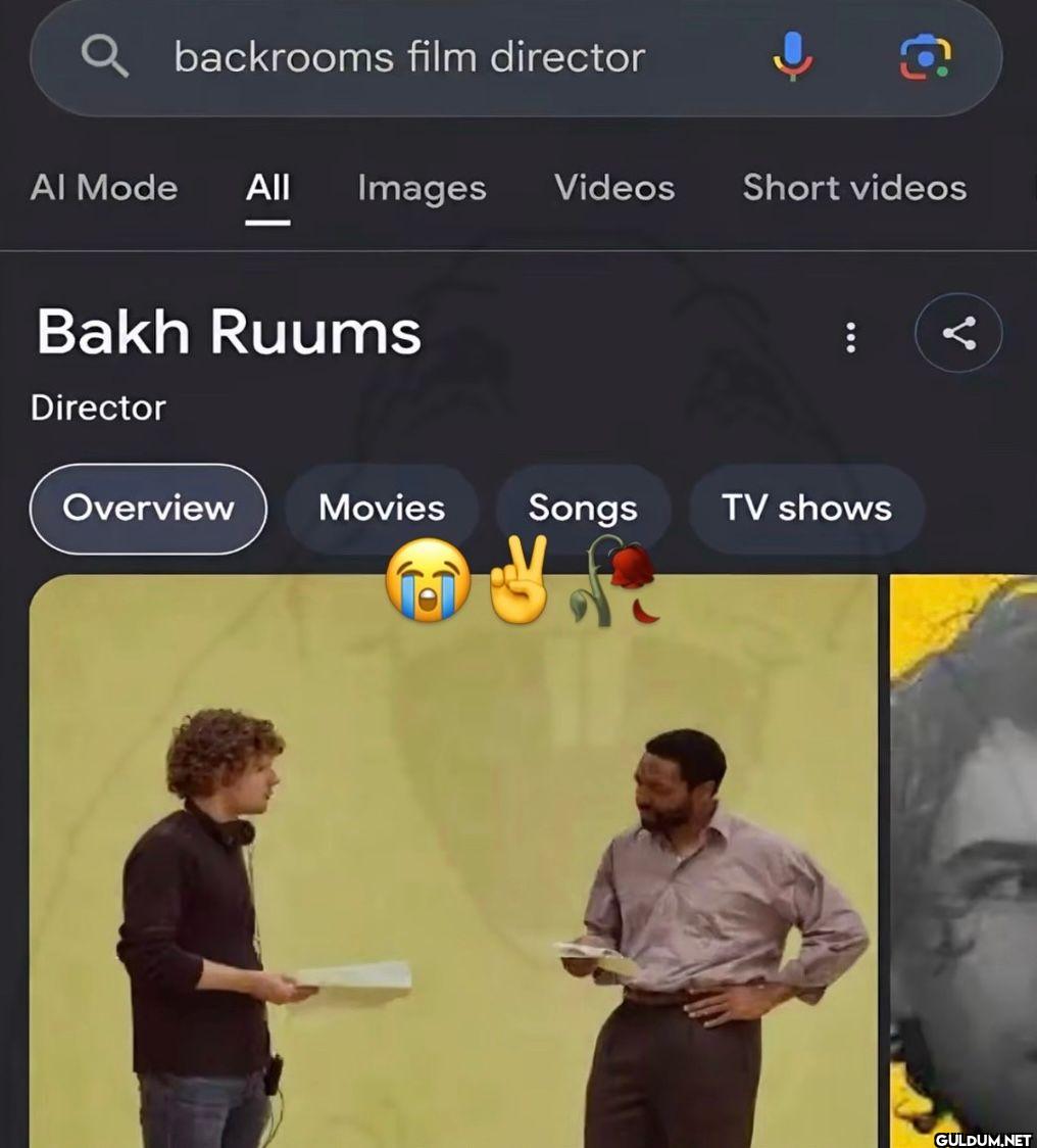 backrooms film director AI...