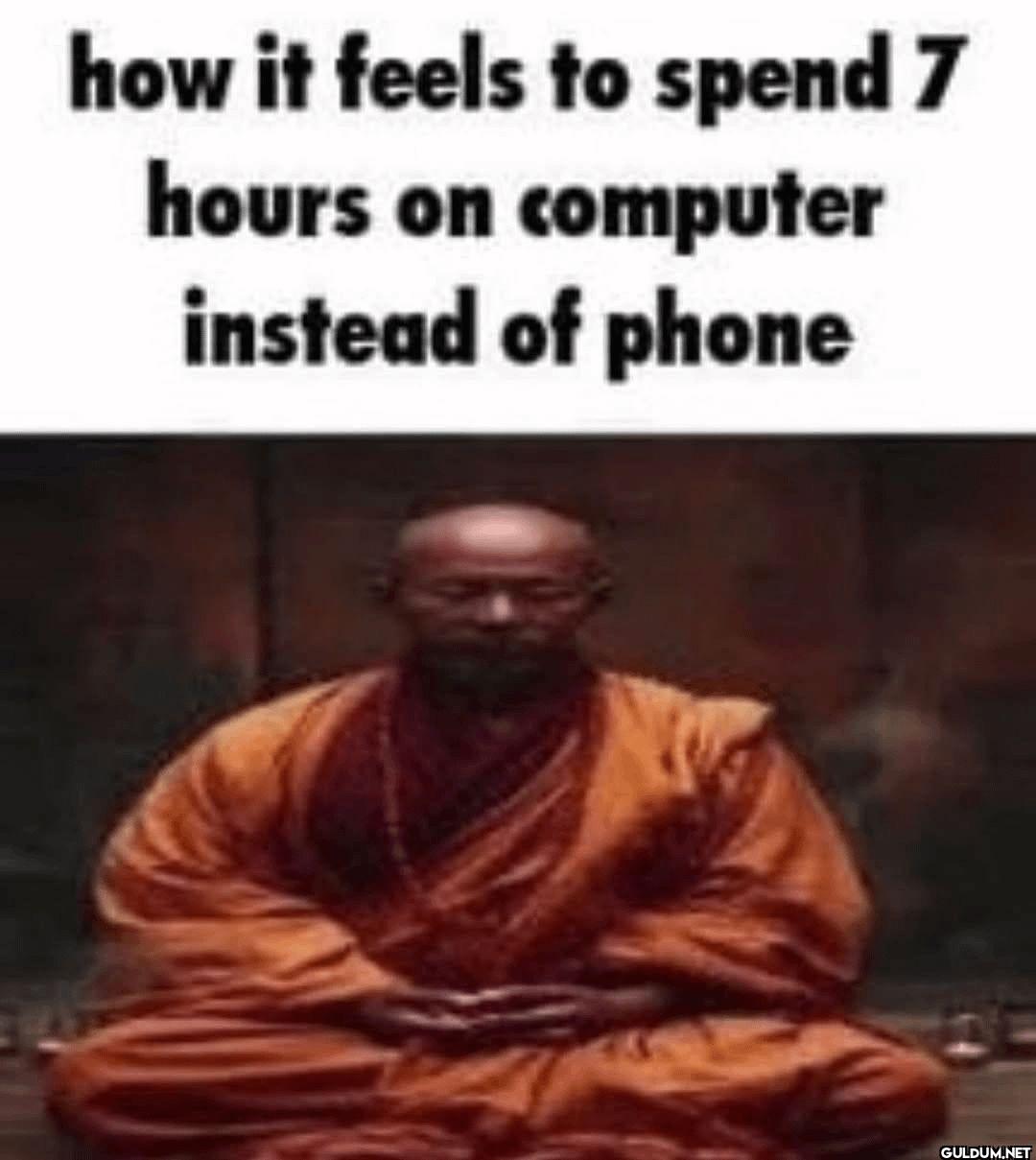 how it feels to spend 7...