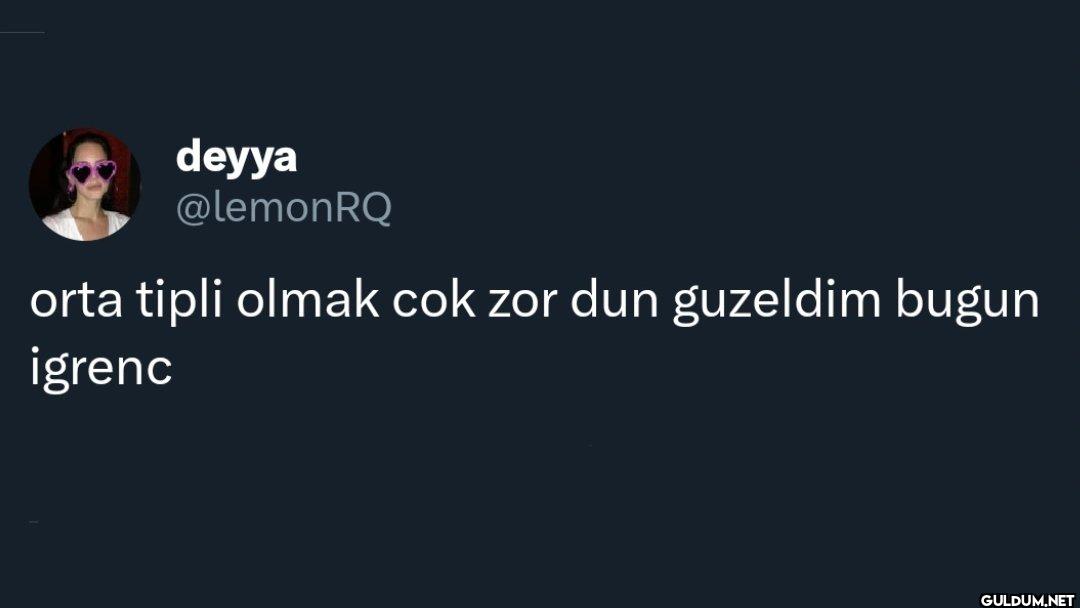orta tipli olmak cok zor...