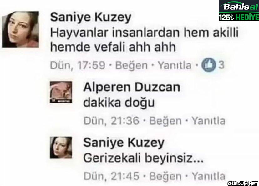 Bahisal Saniye Kuzey 125₺...