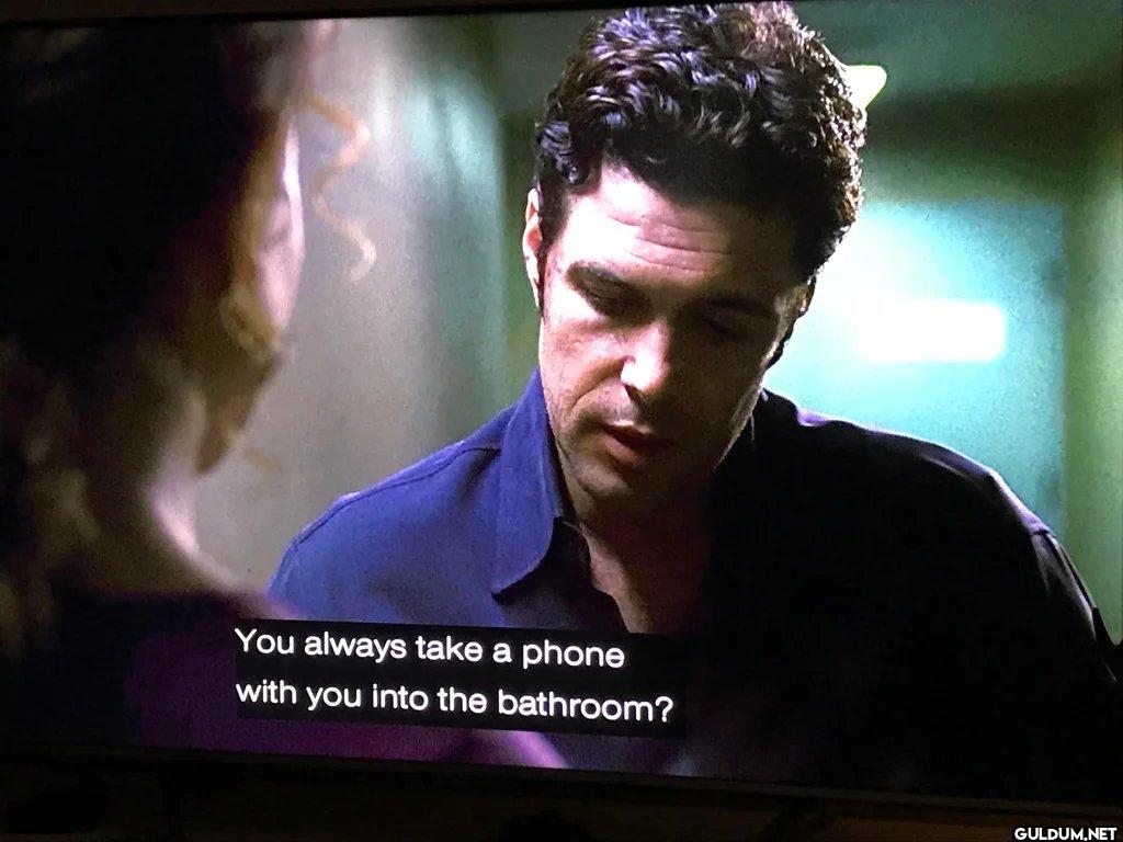 You always take a phone...