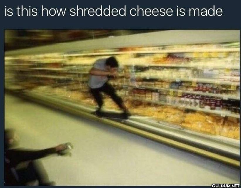 is this how shredded cheese is made