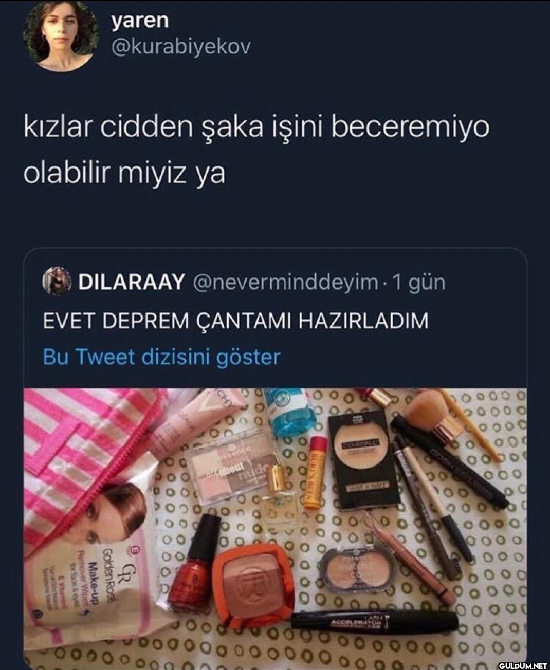 kızlar cidden şaka işini...