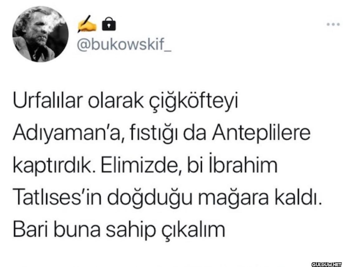 Urfalılar olarak...