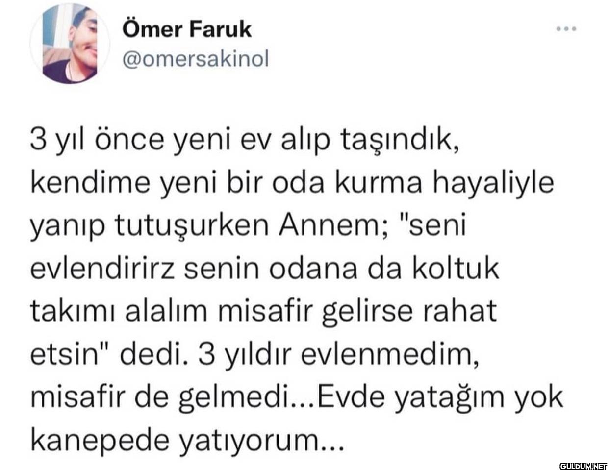 3 yıl önce yeni ev alıp...