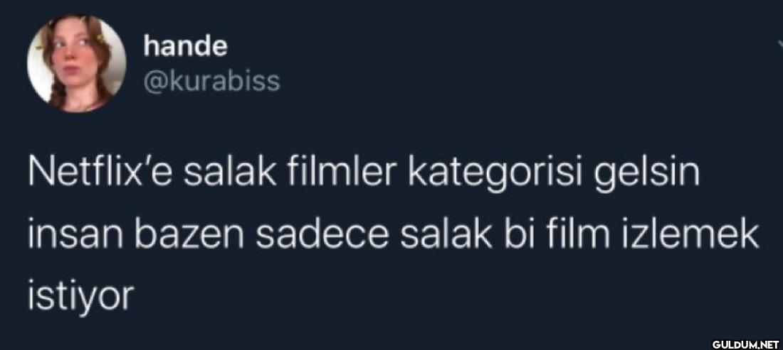 Netflix'e salak filmler...