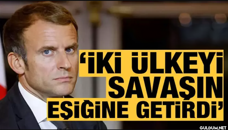 'İKİ ÜLKEYİ SAVASIN...