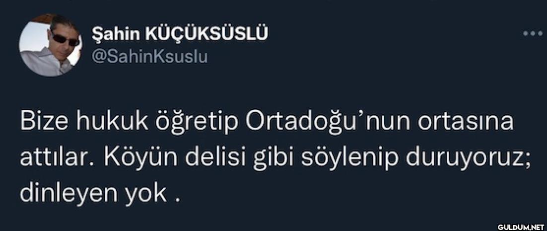 Bize hukuk öğretip...