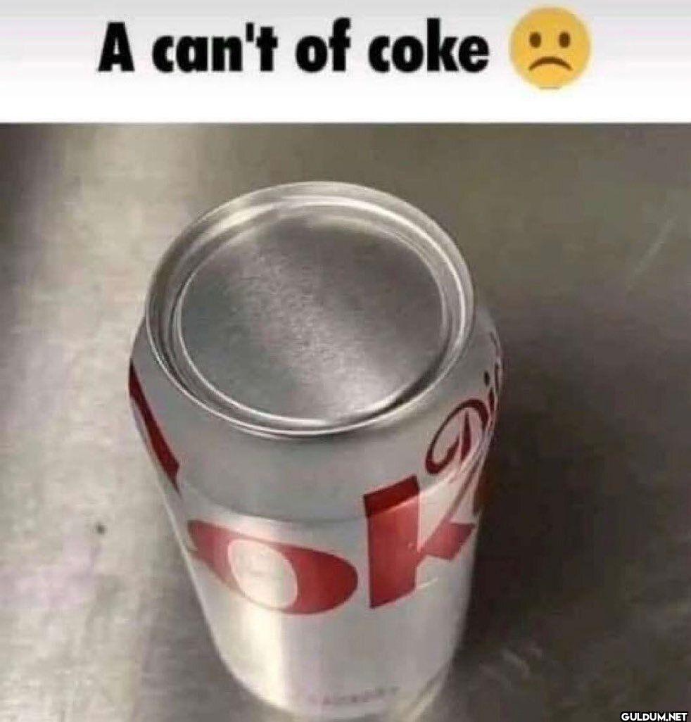A can't of coke