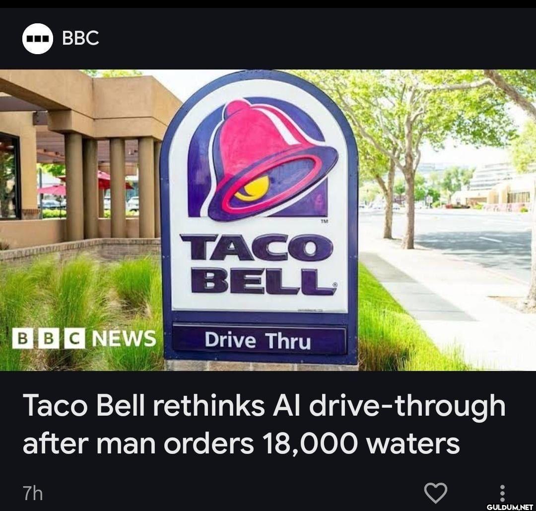BBC TM TACO BELL BBC NEWS...