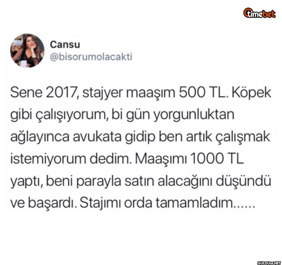 timebet Sene 2017, stajyer...