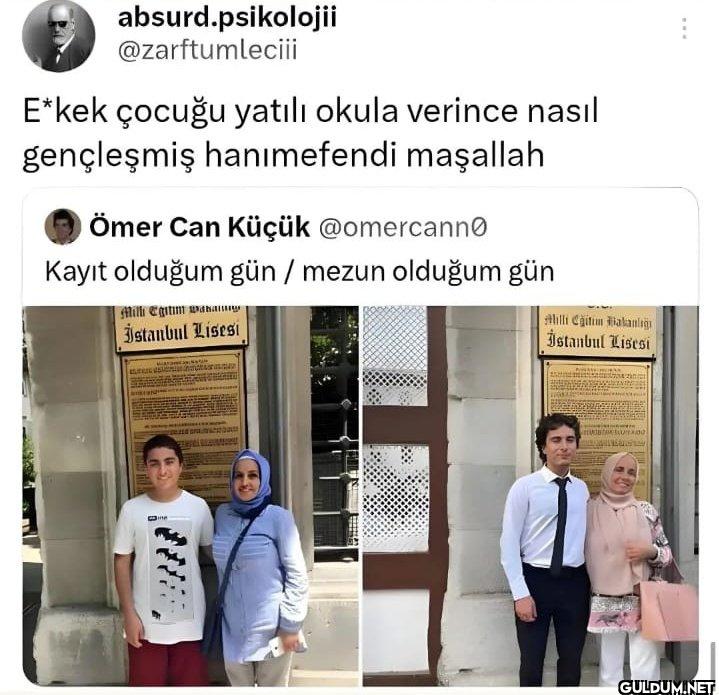 E*kek çocuğu yatılı okula...