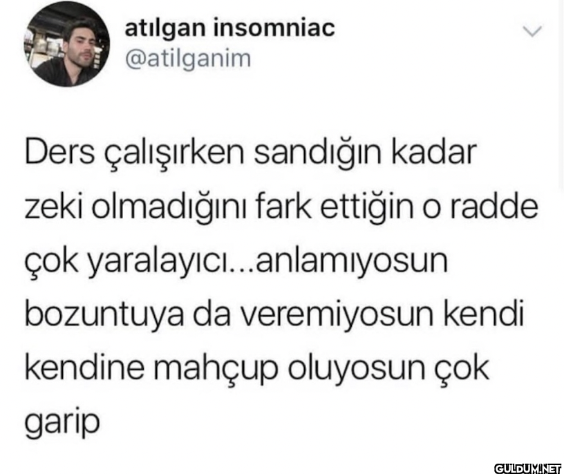Ders çalışırken sandığın...