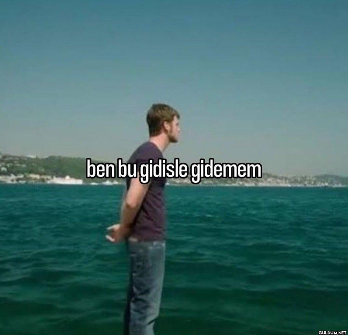 ben bu gidisle gidemem