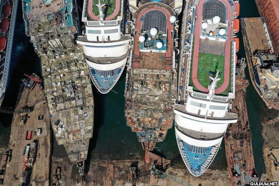 15. Graveyard of disused ships.