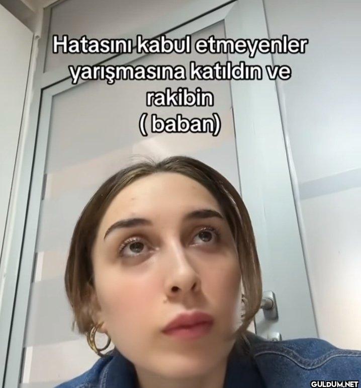 Hatasını kabul etmeyenler...