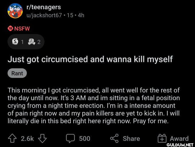 r/teenagers u/jackshort67...