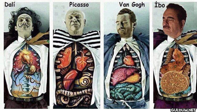 Dalí Picasso Van Gogh Ibo