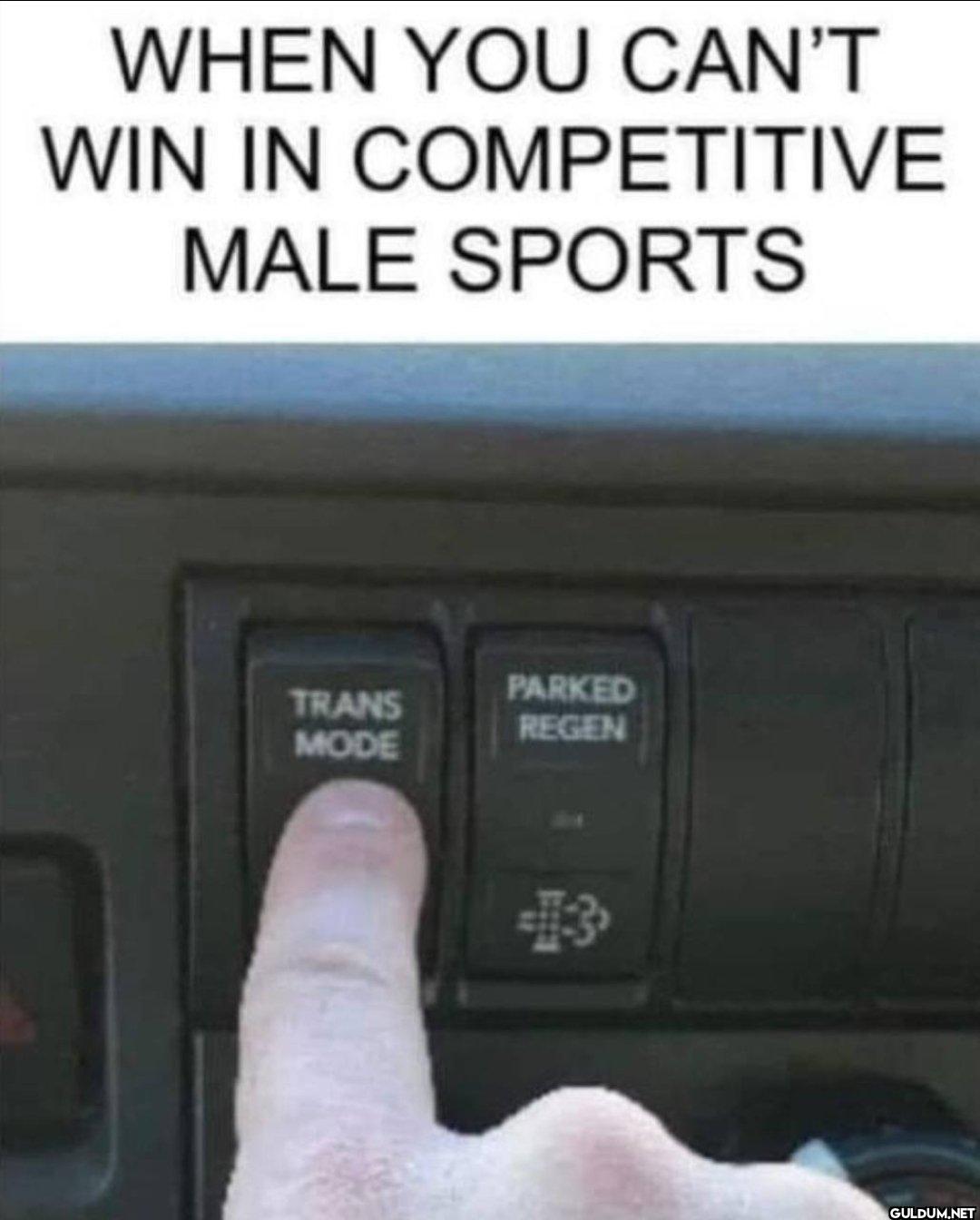 🎯    WHEN YOU CAN'T WIN IN...