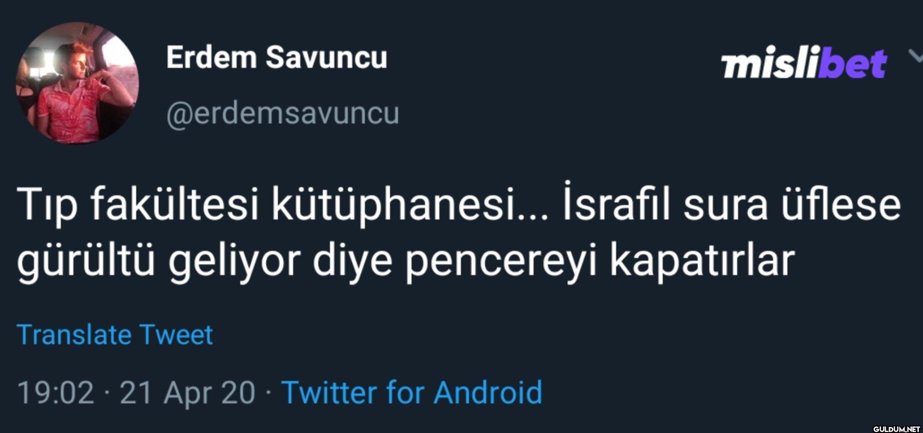 Tıp fakültesi...