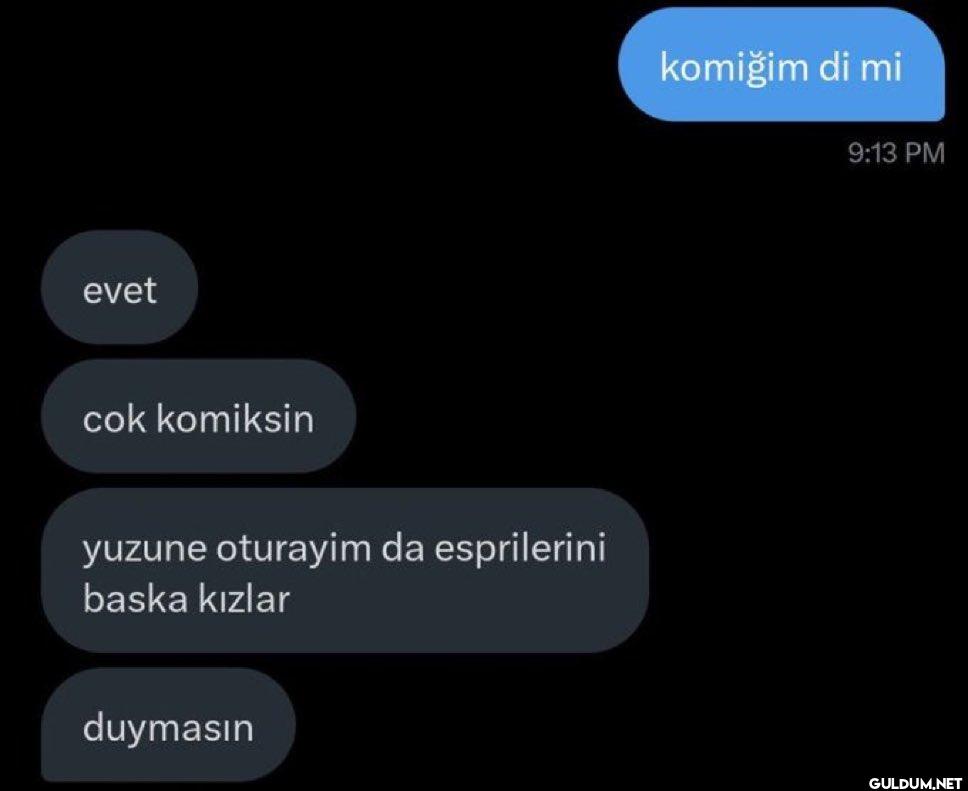 evet cok komiksin yuzune...