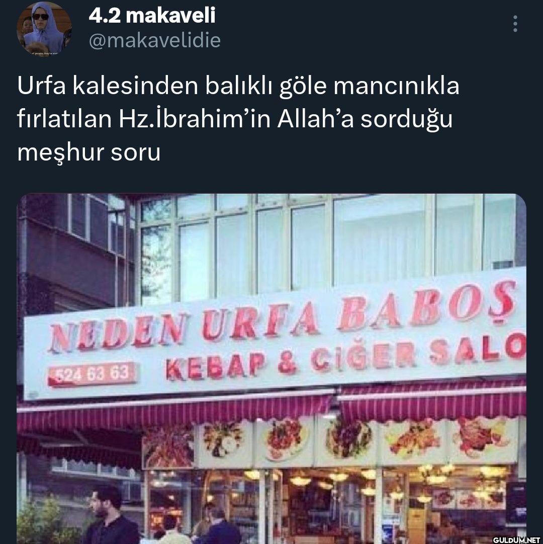 Urfa kalesinden balıklı...
