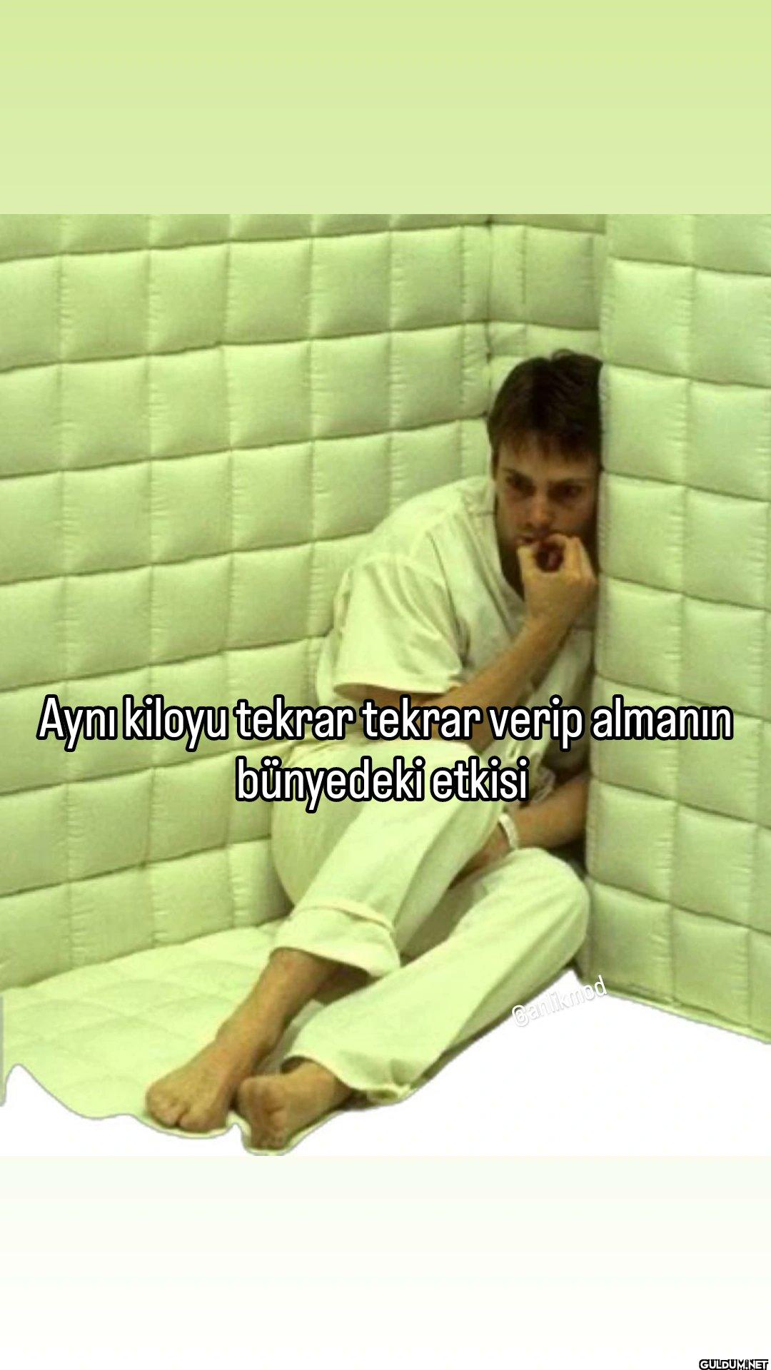 Aynı kiloyu tekrar tekrar...