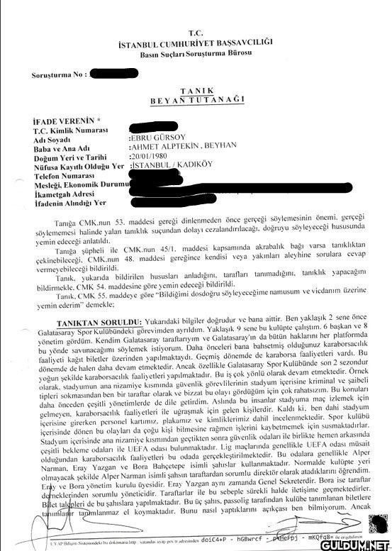 Şunu biz yapsak gs,...