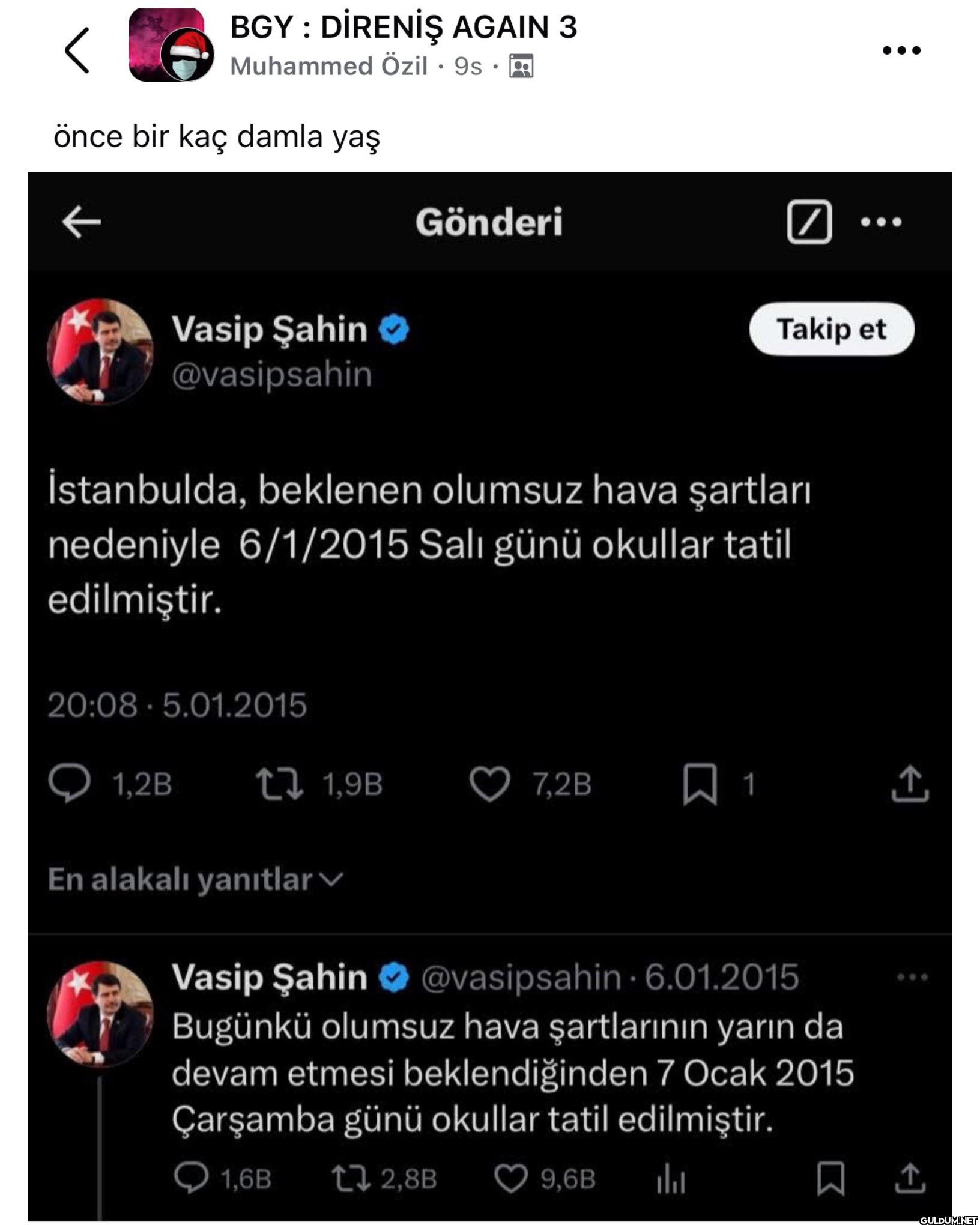 Sana geldim....