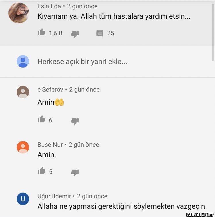 Gördüğünüz bütün duyarlari...