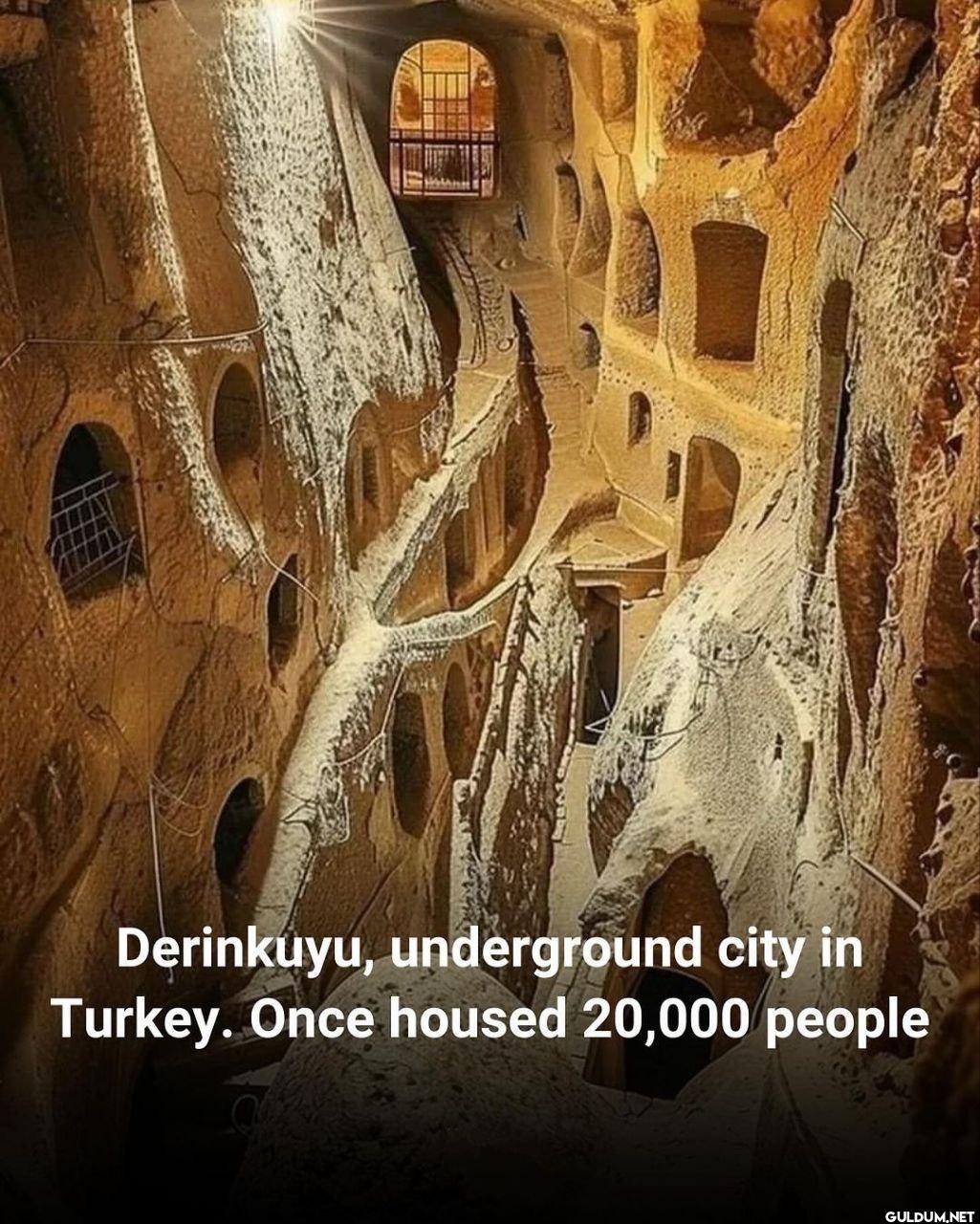 13. Derinkuyu underground...