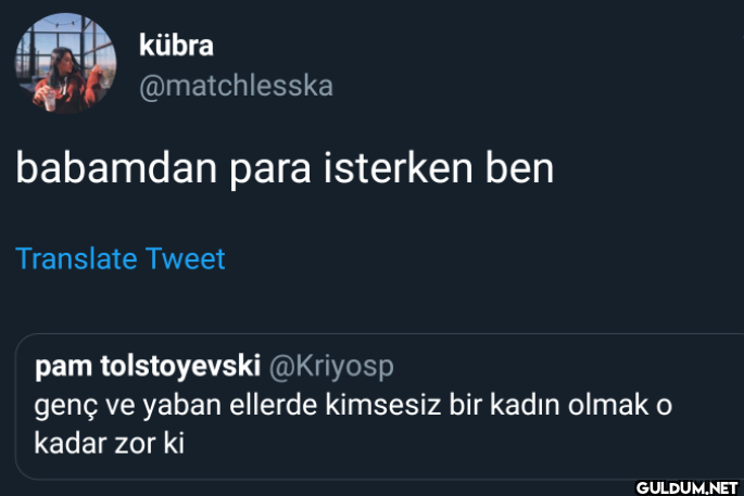 babamdan para isterken ben...