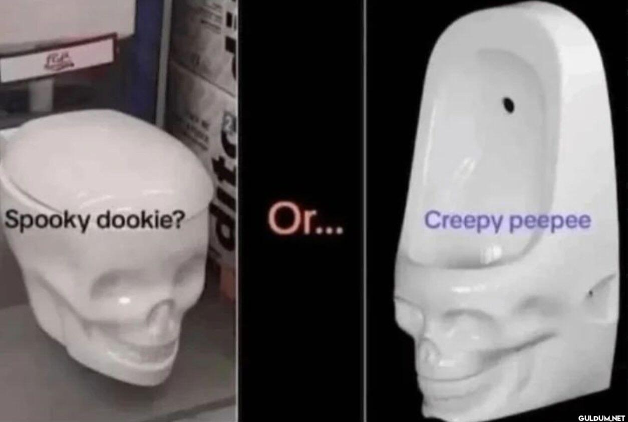 Spooky dookie? Or... Creepy peepee