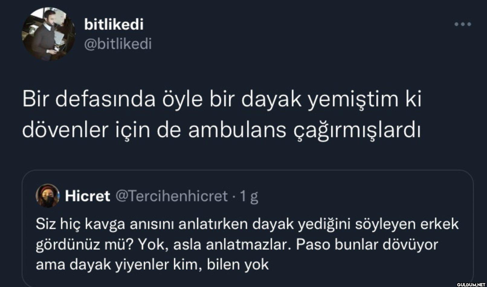 Bir defasında öyle bir...