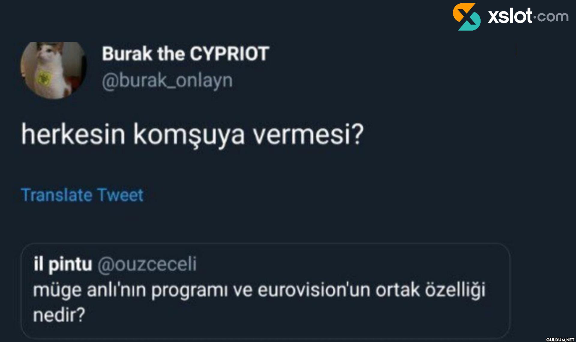 herkesin komşuya vermesi?...