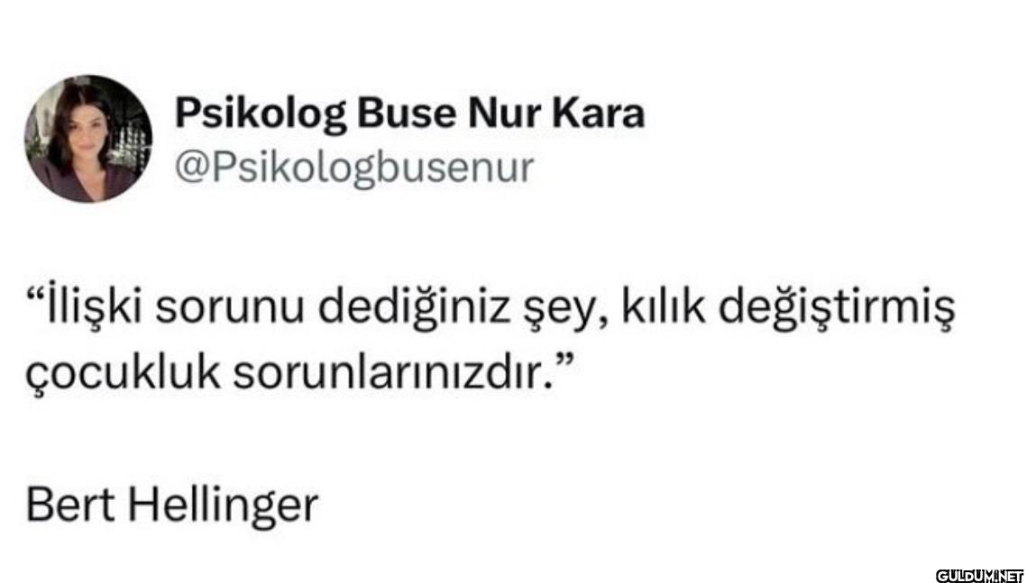 "İlişki sorunu dediğiniz...