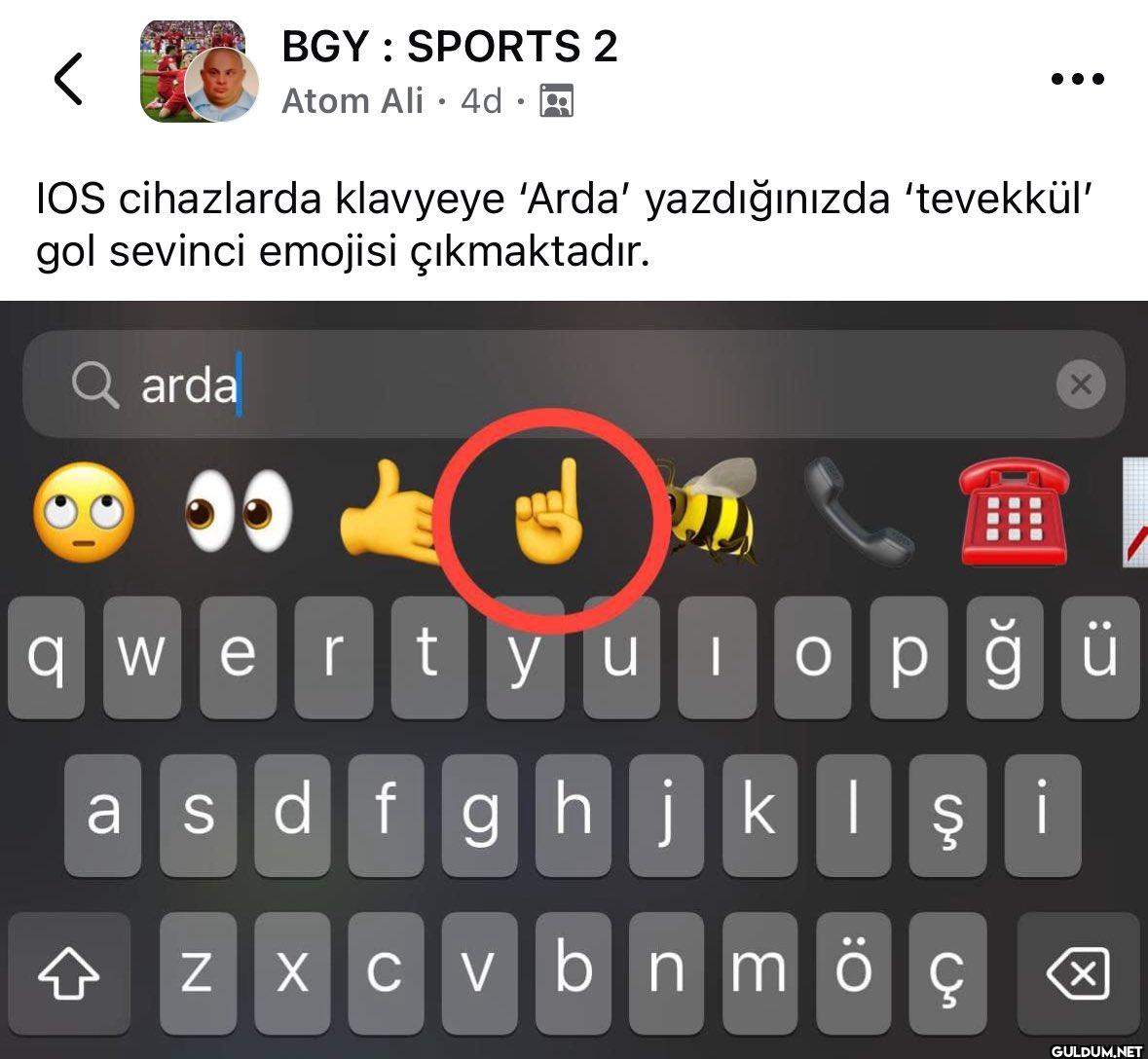 IOS cihazlarda klavyeye...