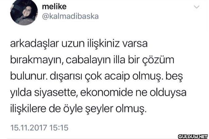 arkadaşlar uzun ilişkiniz...
