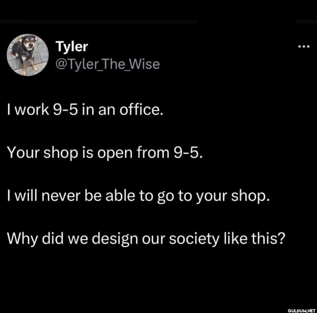 I work 9-5 in an office....