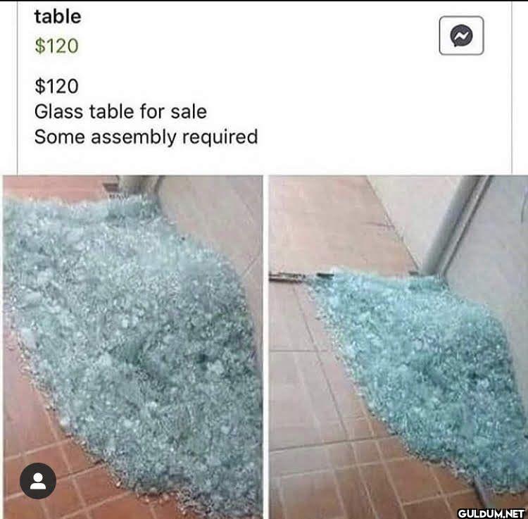 table 120 120 Glass table...