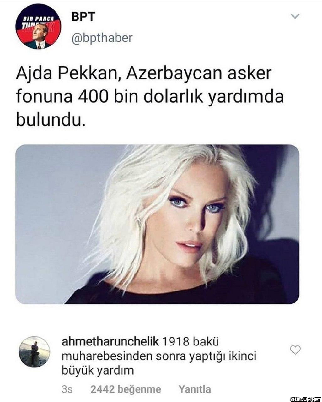 Ajda Pekkan, Azerbaycan...